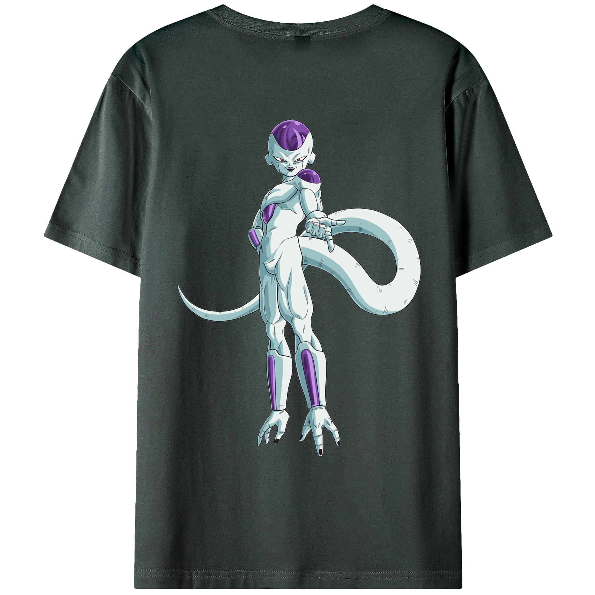 （画像用） ドラゴンボール フリーザ DRAGON BALL Frieza 綿100％ メンズ半袖Tシャツ（バックプリント） 通気性